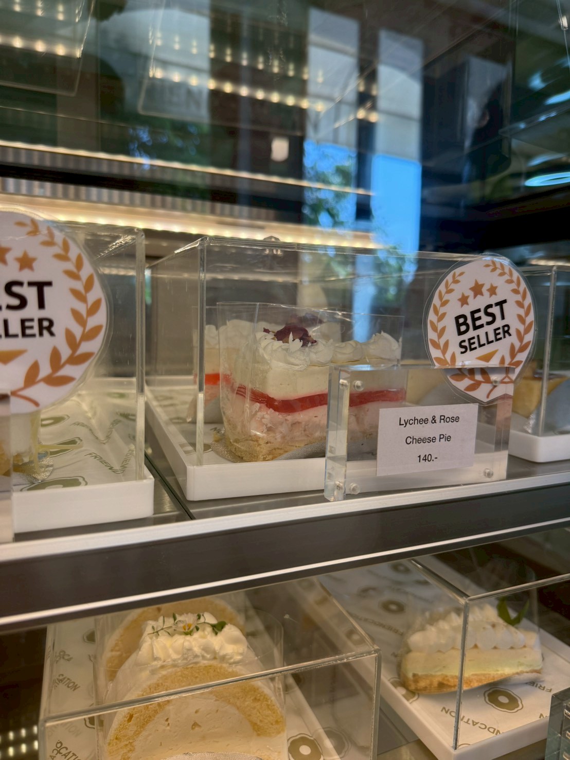 Best seller - Lychee and Rose Cheese Pie