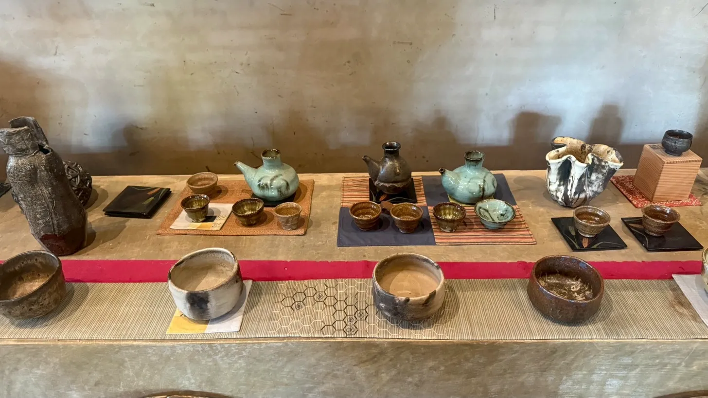 Handcrafted tea sets, each one unique