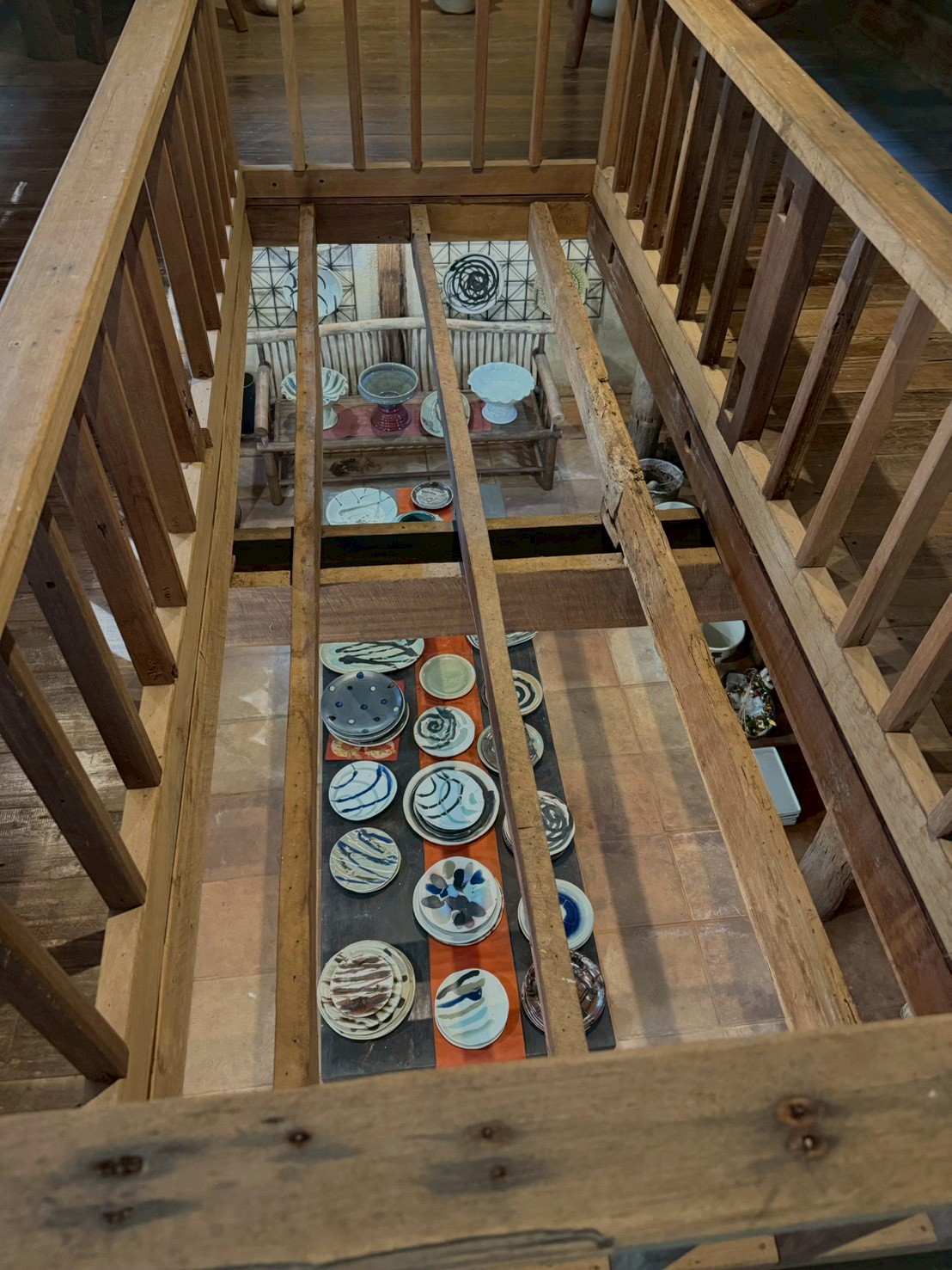 Inside the main showroom